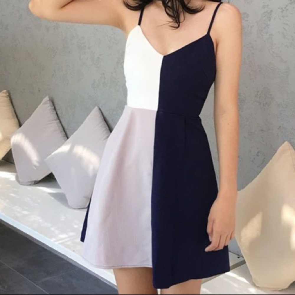 Colour Block Dress